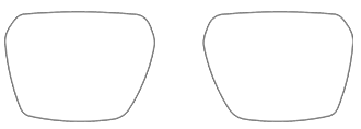 Selected rimless shape ls330