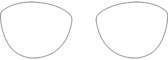 Selected rimless shape ls336