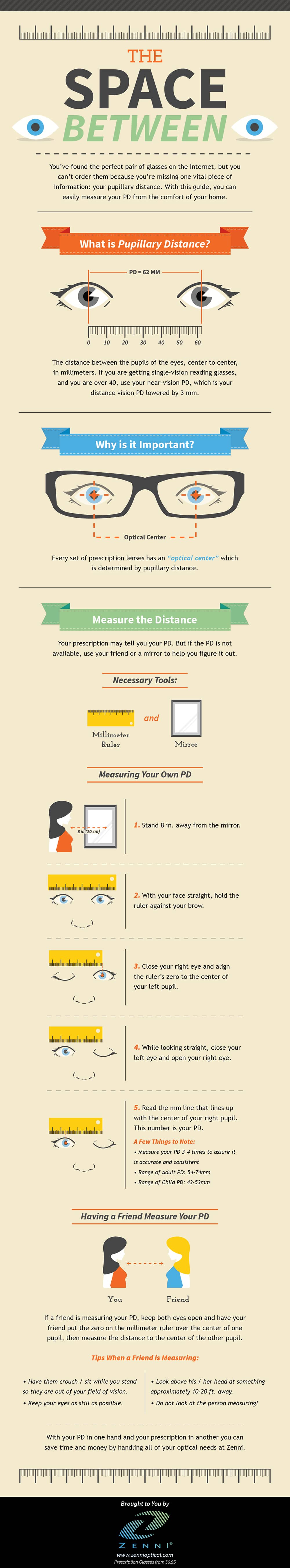Ordering glasses online? Missing PD? Here's how to measure ...