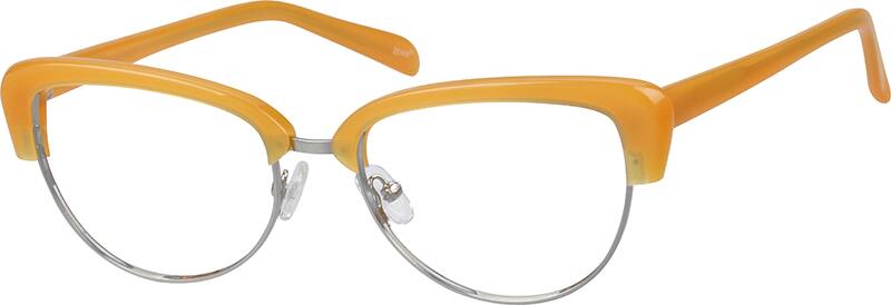 Yellow Browline Eyeglasses #1939 | Zenni Optical Eyeglasses