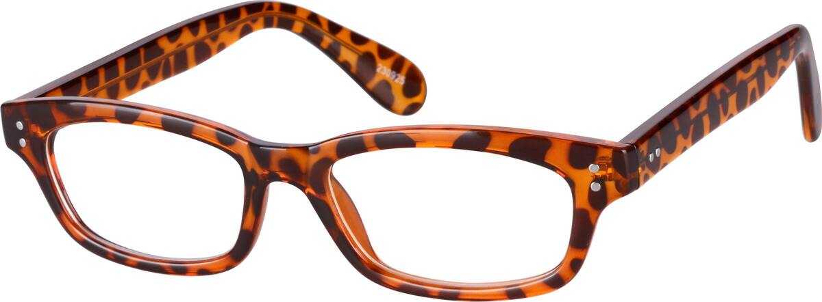 Tortoiseshell Animal-Print Rectangular Eyeglasses #2309 | Zenni Optical ...