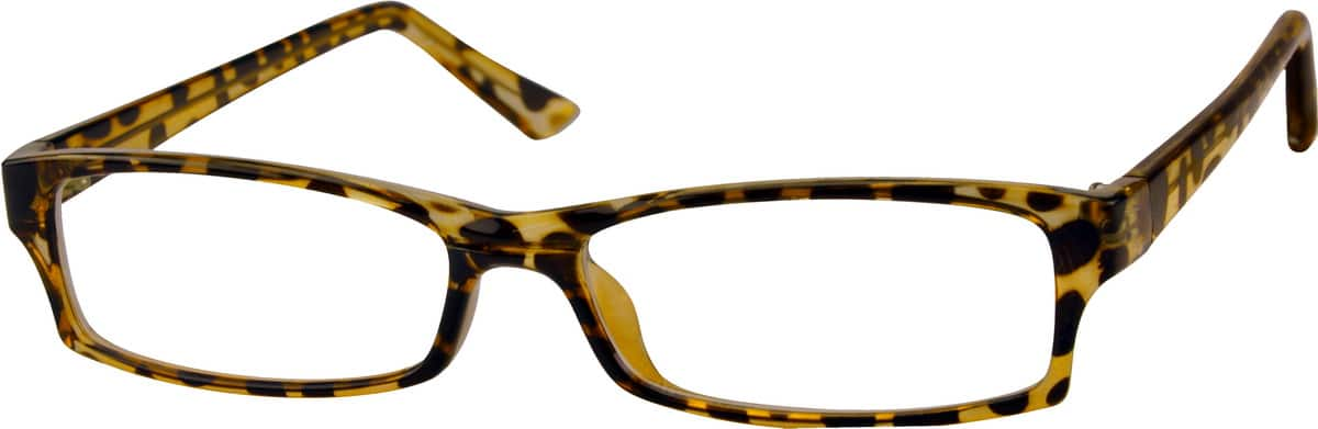 Tortoiseshell Men’s Sporty Rectangular Eyeglasses #2371 | Zenni Optical ...