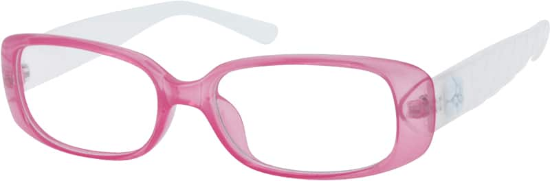 Pink Stylish Plastic Full-Rim Frame with Designed on Temples #2788 ...