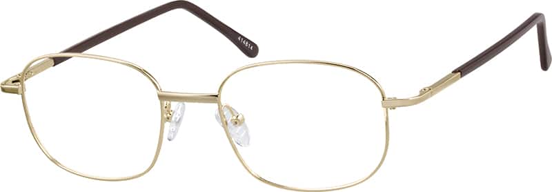 Gray Metal Alloy Full-Rim Frame with Spring Hinges #4148 | Zenni ...