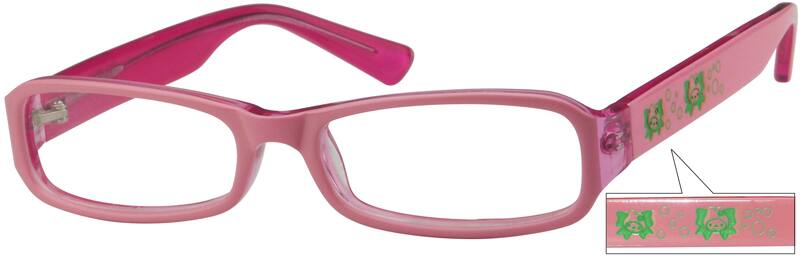 Pink Children's Acetate Frame #4385 | Zenni Optical Eyeglasses