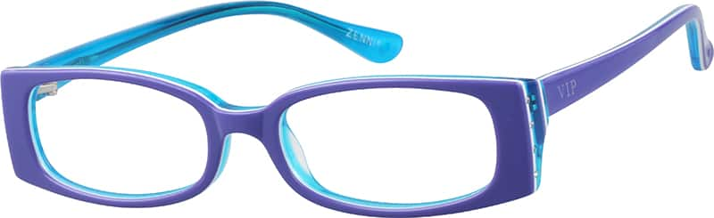 Purple Children's Acetate Full-Rim Frame #4463 | Zenni Optical Eyeglasses