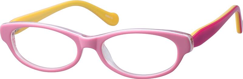 Pink Children's Acetate Frame With Spring Hinges #6663 | Zenni Optical ...