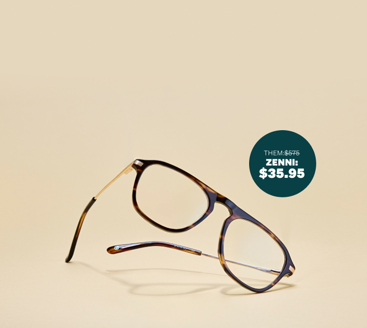 Tortoiseshell “Stargazer” aviator glasses on a beige background.