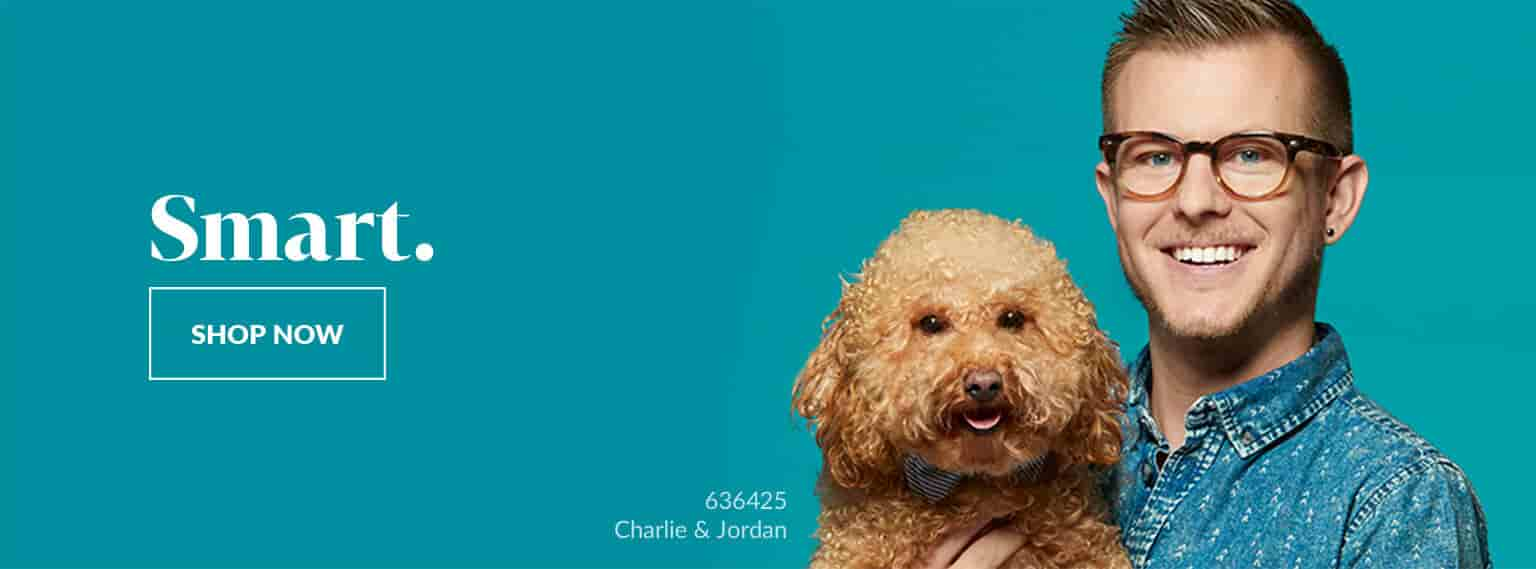 With so many affordable frames to choose from, it's easy to find one that captures you and your pup's distinct style.