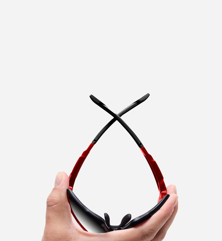 Lightweight, durable TR90 eyewear showing flexible construction with high-performance TR90 material for durability.