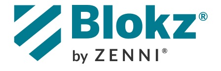 Image of the logo for Blokz by Zenni. 