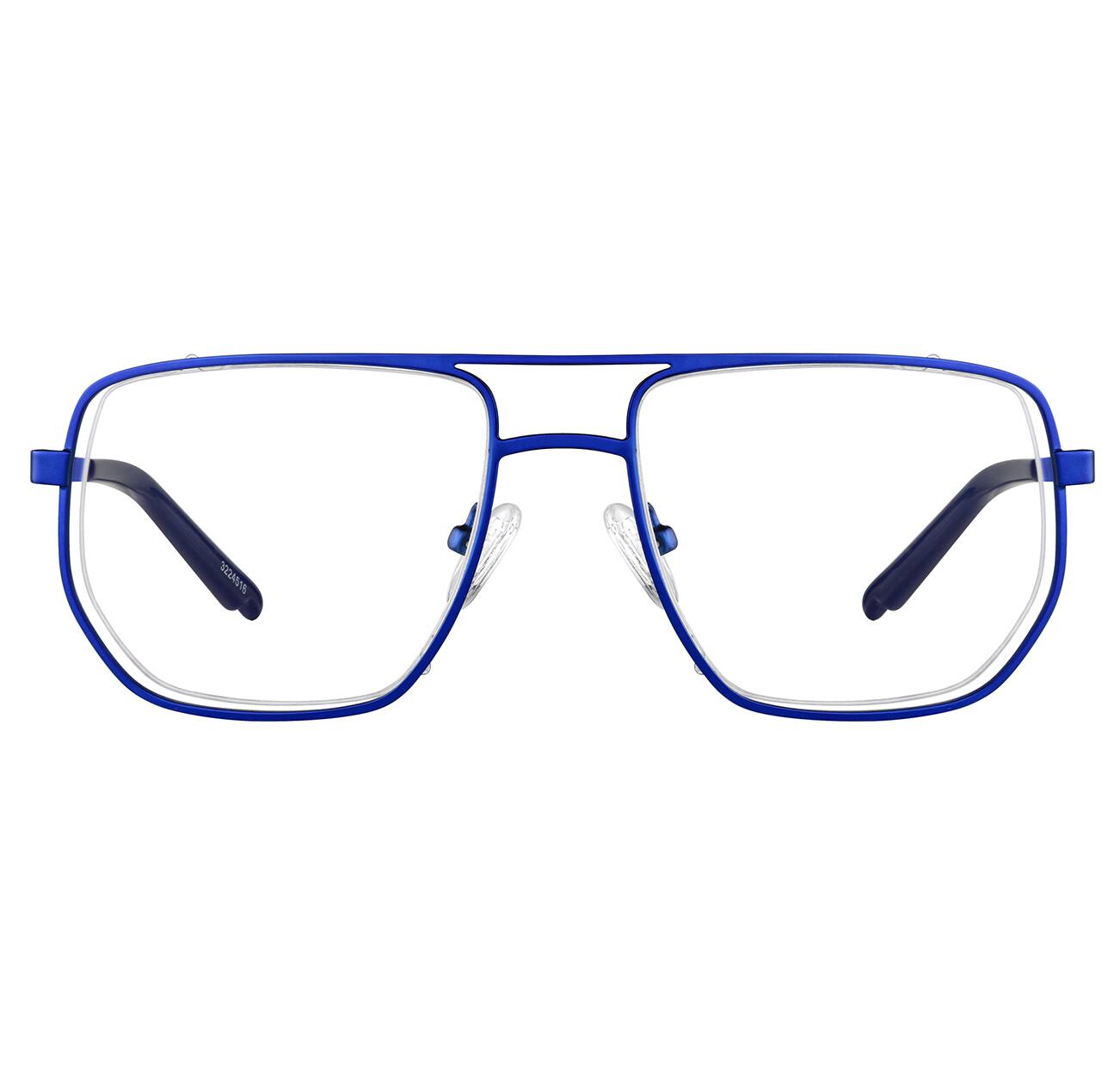 Image of Zenni blue aviator glasses #3224516 I am powerful