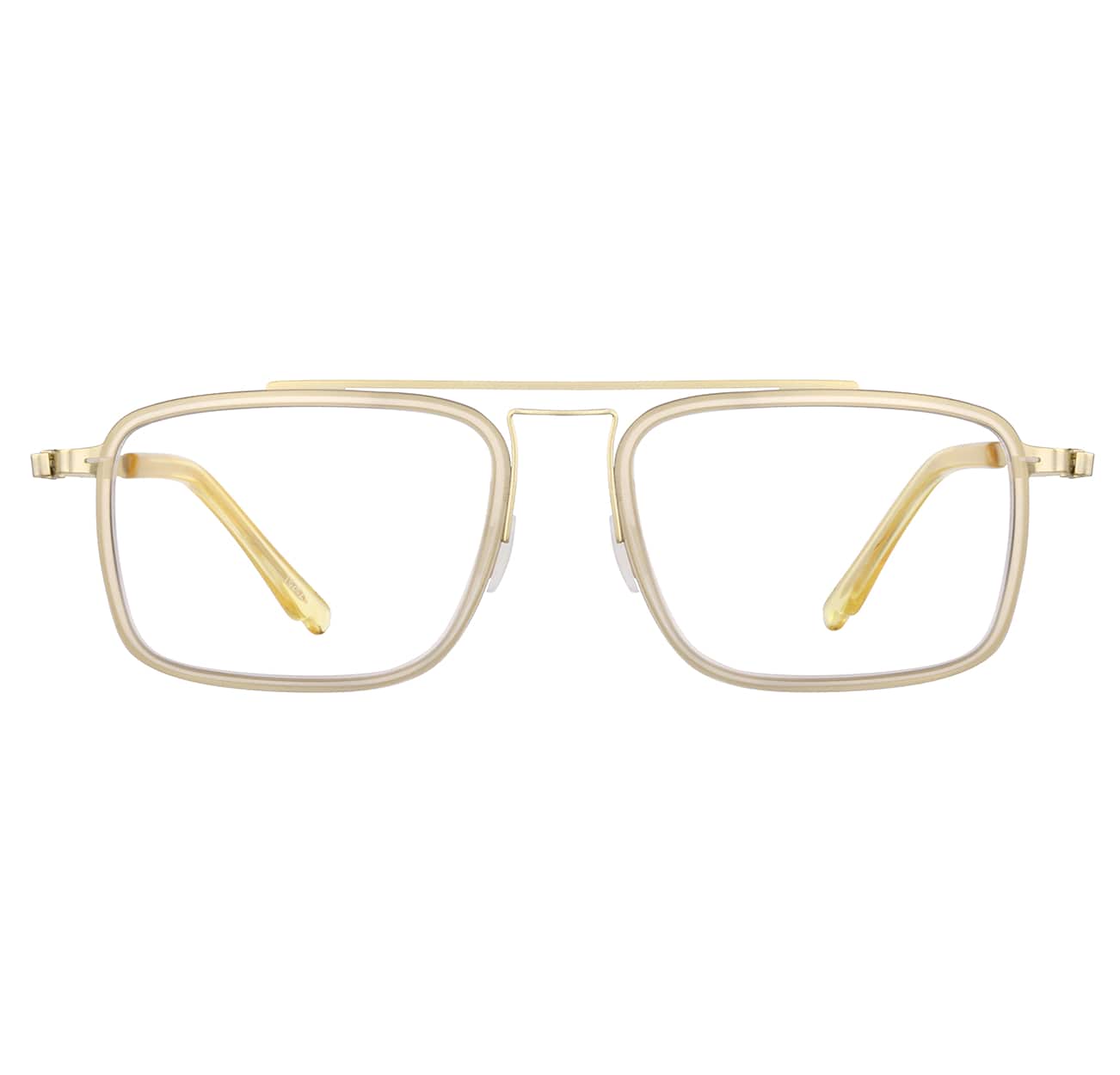 Image of Zenni gold aviator glasses #7826214 I am strong