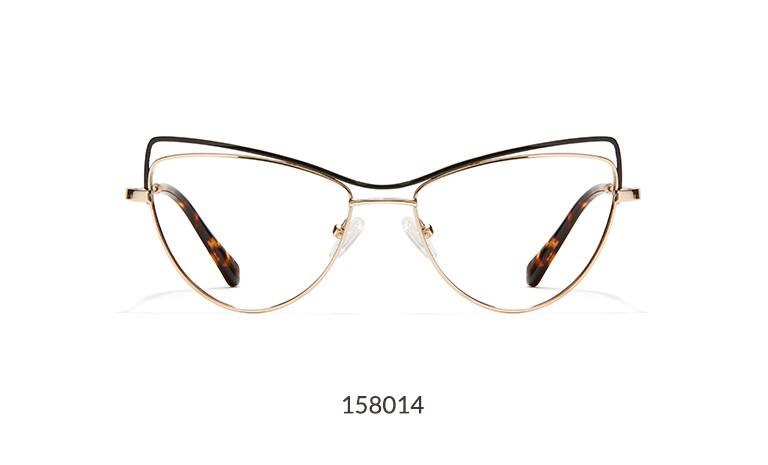 double high bar cat eye sunglasses