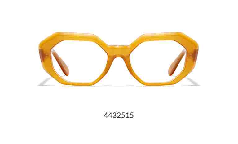 The Timo × Zenni Collection is a collaboration with designer Timo Weiland, inspired by weekend escapes. Breezy, an acetate geometric frame, brings the party to any 48-hour getaway. Shown in honey option.