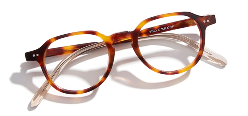 Image of a pair of Timo x zenni glasses.