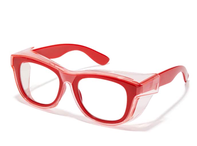 Square Glasses + Detachable Protective Shield 124118