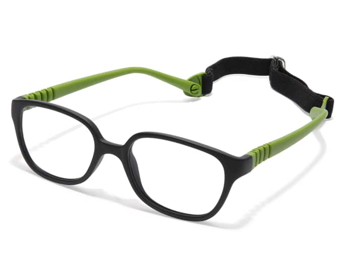 Image of Zenni kids' flexible square glasses #2021421.