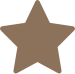 Illustration of a star in a dark brown color.