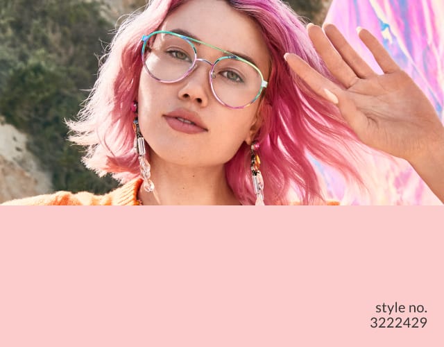 zenni pink glasses