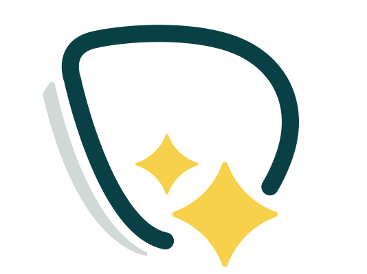 Dark Teal icon of a lens blocking light labeled "Glare Reduction" to indicate minimized glare with Zenni night driving lenses.