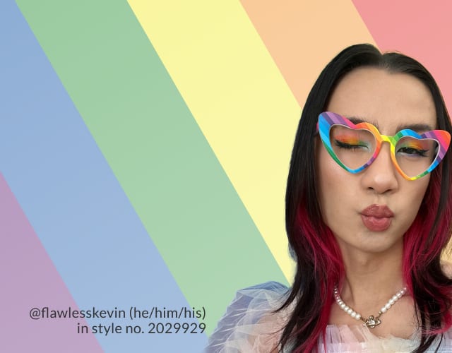 rainbow tint glasses