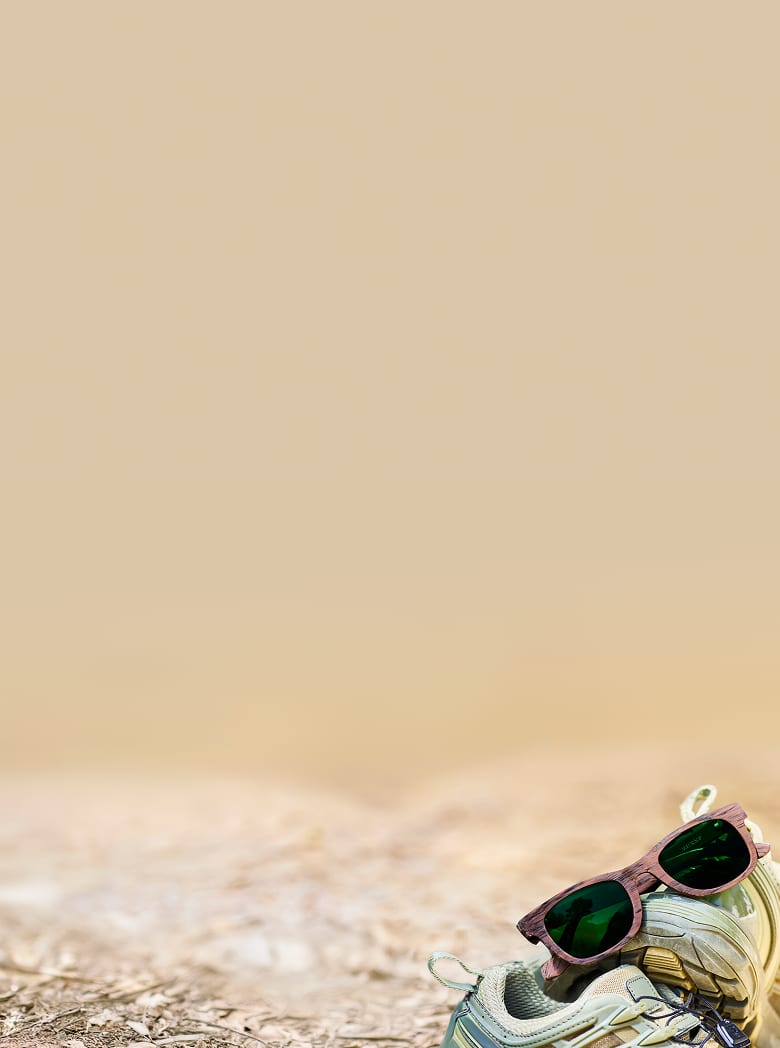 Fashion-forward browline glasses #1911915 in camo on an American flag.