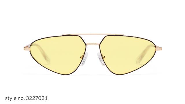 yellow festival glasses