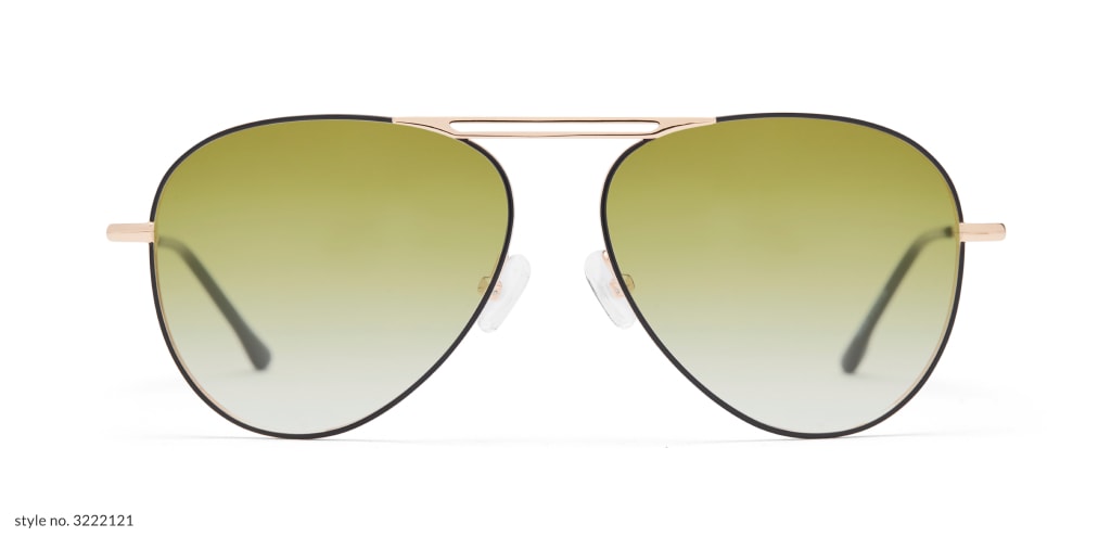 Image of Zenni aviator glasses #3222121 against a white background.