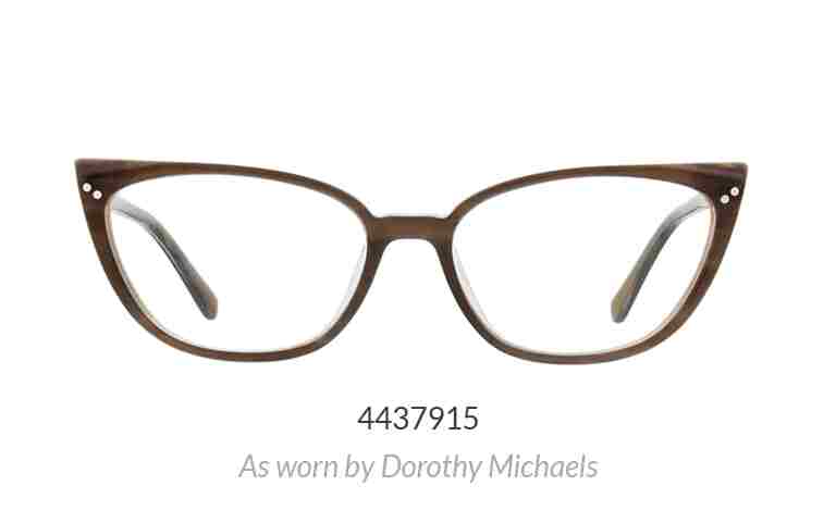 Brown Cat-Eye Glasses 4437915