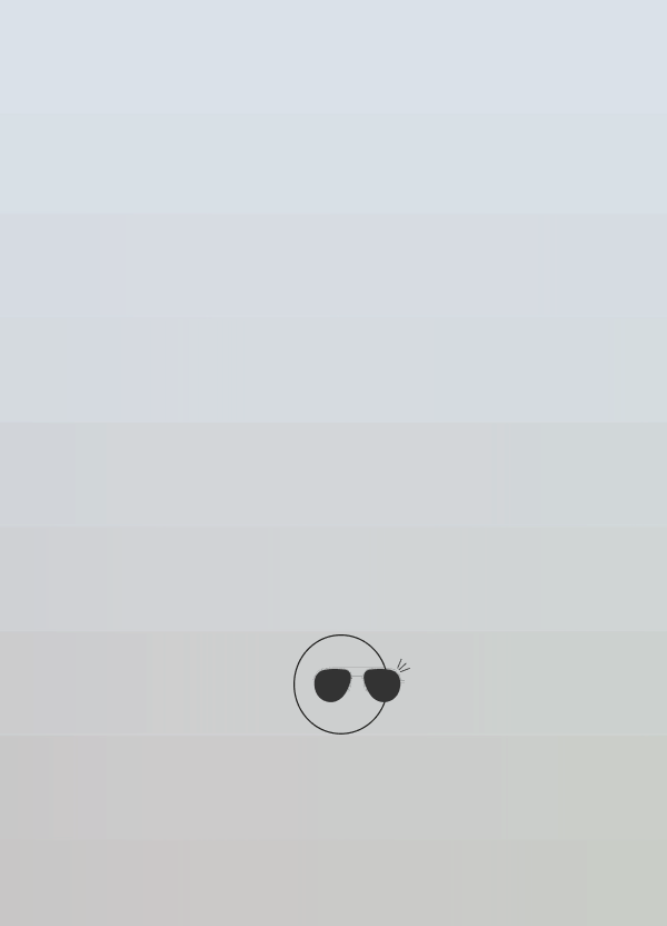 An illustration of glasses superimposed on a circle.
