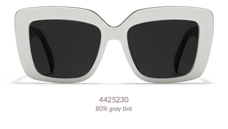 Square Fashion Eyewear for Women with Cornered Gem Stones