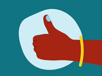 Thumbs up icon illustration