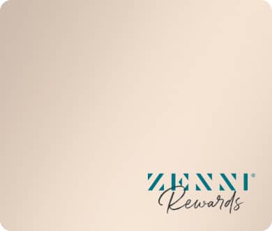Zenni Rewards logo on a gold background.