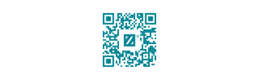 QR code for downloading Zenni mobile app.