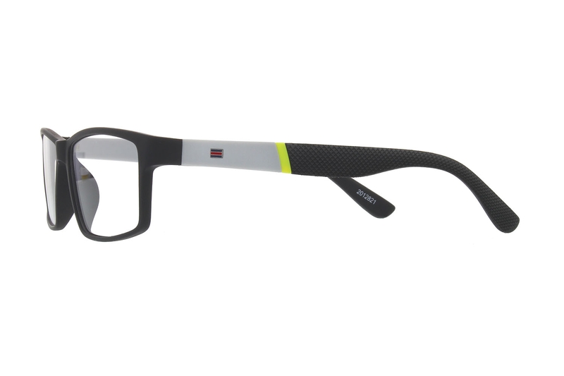 black rectangle glasses 2012821