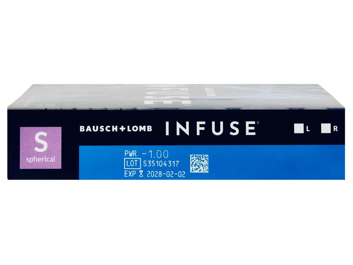 bausch & lomb infuse one-day 90pk side image