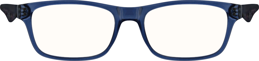 Blue Rectangle Glasses #278216 | Zenni Optical