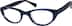 Oval Glasses 100516 in Blue
