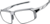 Angle view of Zunnies - Rectangle Wrap-Around Sunglasses 1010111 in Silver thumbnail