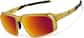 Angle view of Zunnies - Rectangle Wrap-Around Sunglasses 1010114 in Gold thumbnail