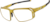 Angle view of Zunnies - Rectangle Wrap-Around Sunglasses 1010114 in Gold thumbnail