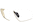 Angle view of Zunnies - Rectangle Wrap-Around Sunglasses 1010114 in Gold thumbnail