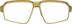 Zunnies - Rectangle Wrap-Around Sunglasses 1010114 in Gold