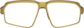Front view of Zunnies - Rectangle Wrap-Around Sunglasses 1010114 in Gold thumbnail