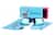 Image of Zunnies - Rectangle Wrap-Around Sunglasses thumbnail