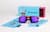 Image of Zunnies - Rectangle Wrap-Around Sunglasses thumbnail