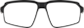 Front view of Zunnies - Rectangle Wrap-Around Sunglasses 1010121 in Black thumbnail