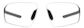 Front view of Zunnies - Rectangle Wrap-Around Sunglasses 1010121 in Black thumbnail