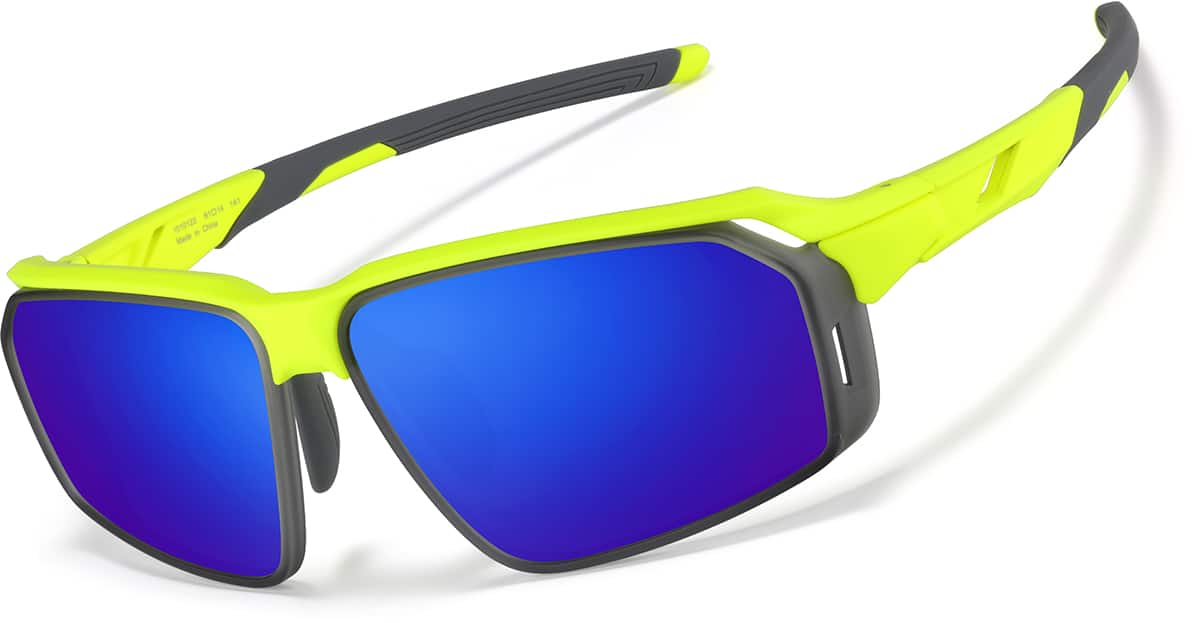 年末のプロモーション特価！ Red Zunnies - Rectangle Wrap-Around Sunglasses #1010118 その他